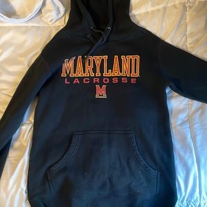 University of Maryland lacrosse black hoodie